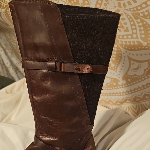 Teva Dark Brown Over the Knee Boots